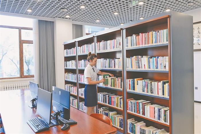 黑龙江省人才公寓阅览室。